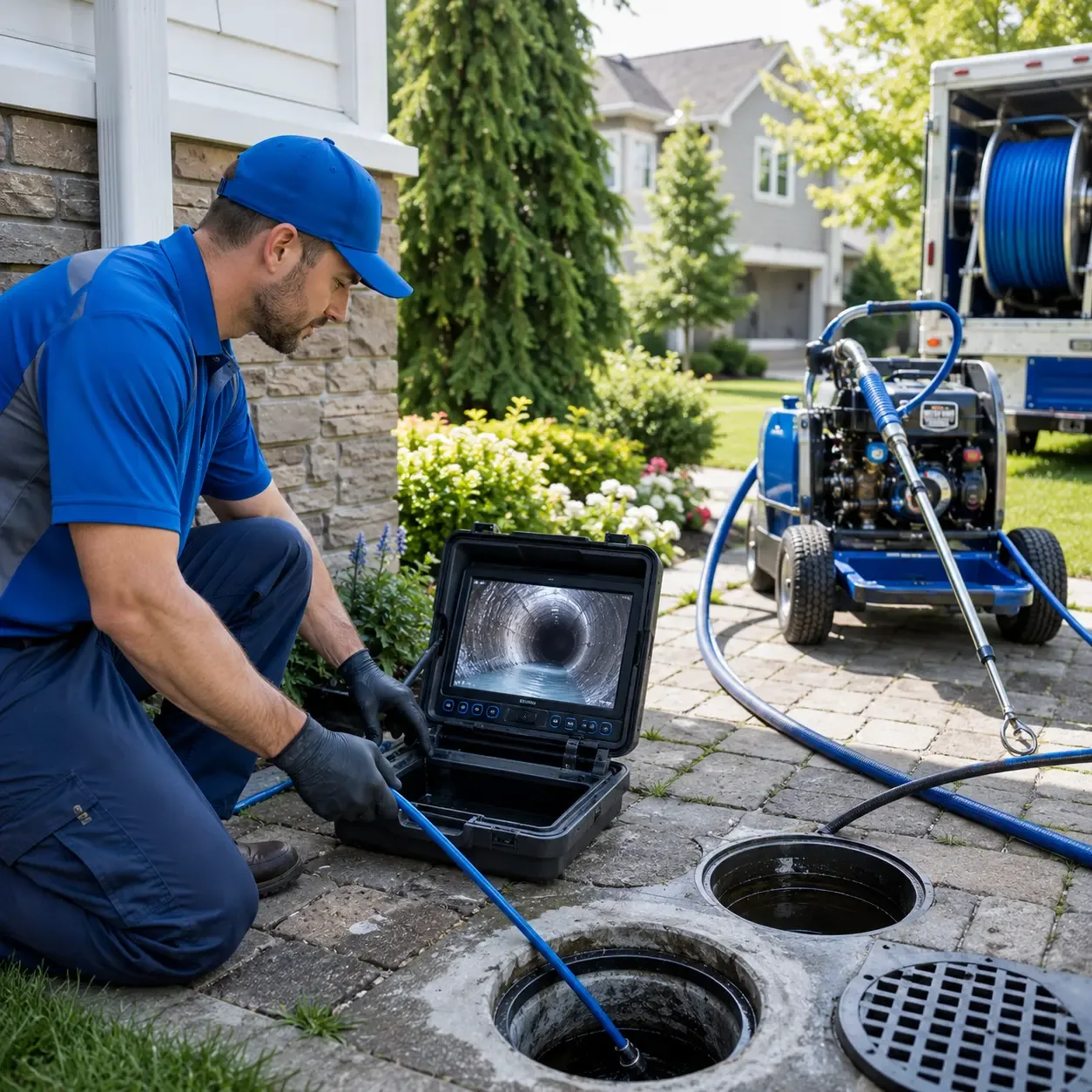 Outdoor drain cleaning professionals serving Hustisford, WI