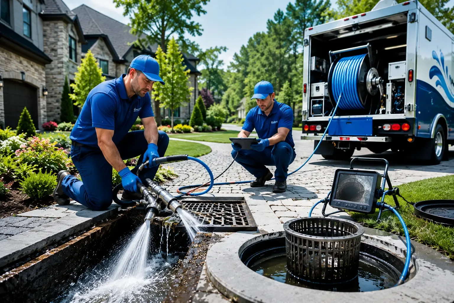 Local outdoor drain cleaning professionals in Hustisford, WI