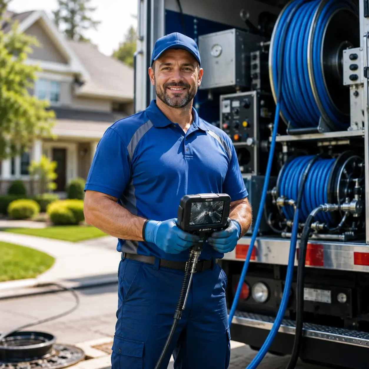 Local outdoor drain cleaning specialists in Hustisford, WI